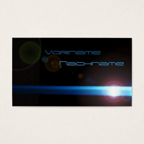LED lens Business Card Templates