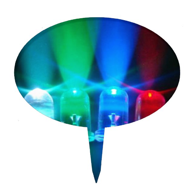 LED Lights Cake Topper (Front)
