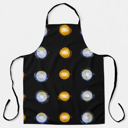 LED lights closeup abstract background Apron