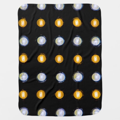LED lights closeup abstract background Baby Blanket