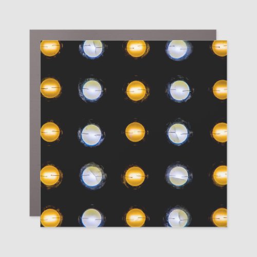 LED lights closeup abstract background Car Magnet