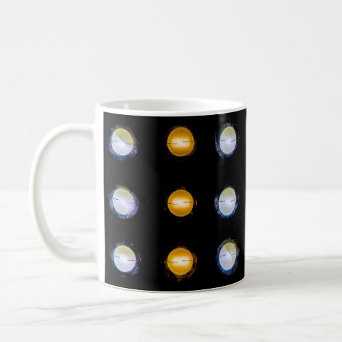 LED lights closeup abstract background Coffee Mug