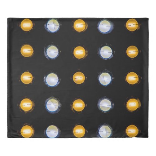 LED lights closeup abstract background Duvet Cover