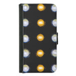 LED lights, closeup abstract background. Samsung Galaxy S5 Wallet Case