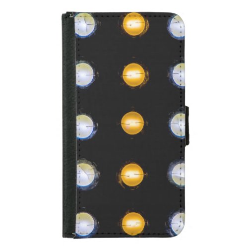LED lights closeup abstract background Samsung Galaxy S5 Wallet Case