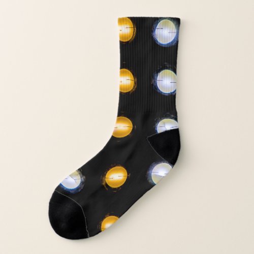 LED lights closeup abstract background Socks