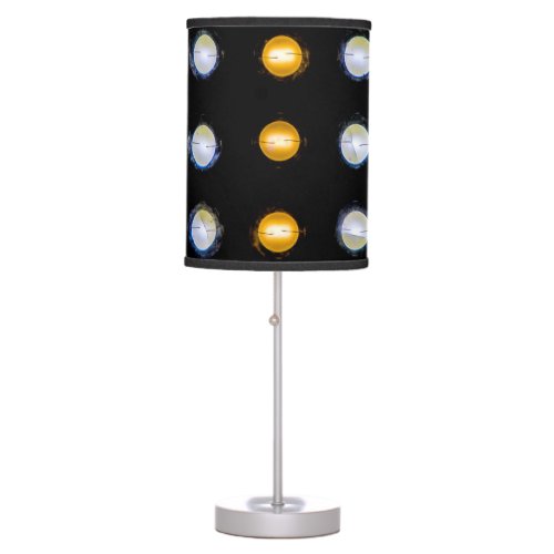 LED lights closeup abstract background Table Lamp