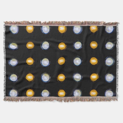 LED lights closeup abstract background Throw Blanket