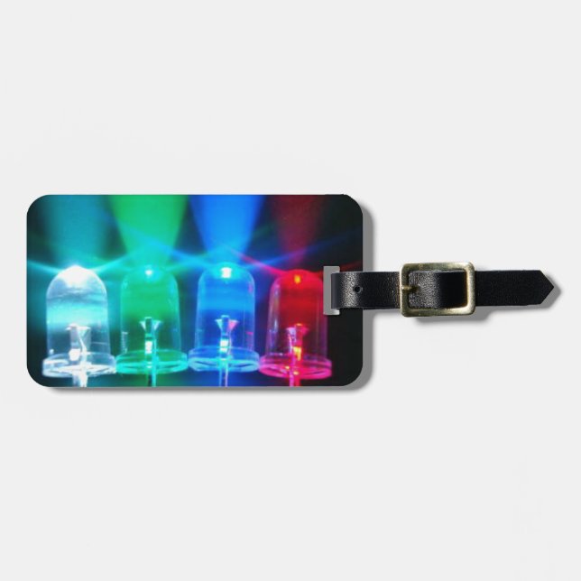 LED Lights Luggage Tag (Front Horizontal)