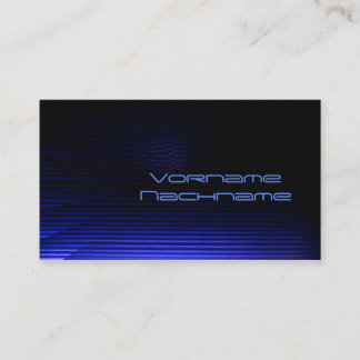 LED Stripes blue Business Card