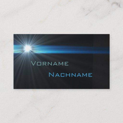 Customizable LED supernew facts Business Card Templates
