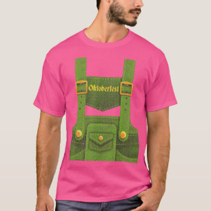Lederhosen Costume Oktoberfest Bavarian Munich Bee T-Shirt
