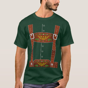 Lederhosen Oktoberfest Halloween Costume V1 T-Shirt