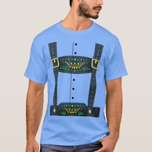 Lederhosen Oktoberfest  or Halloween Costume  T_Shirt