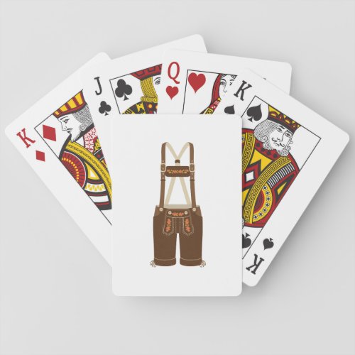 Lederhosen Poker Cards