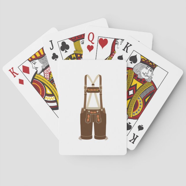 Lederhosen Poker Cards (Back)