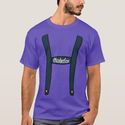 Lederhosen Suspenders  Oktoberfest Bavarian Munich T_Shirt