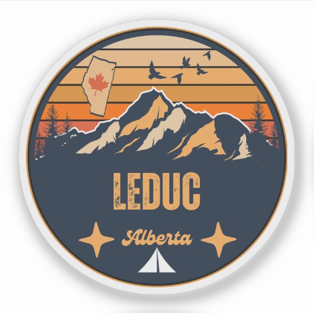 Leduc, Alberta Sticker (Front)