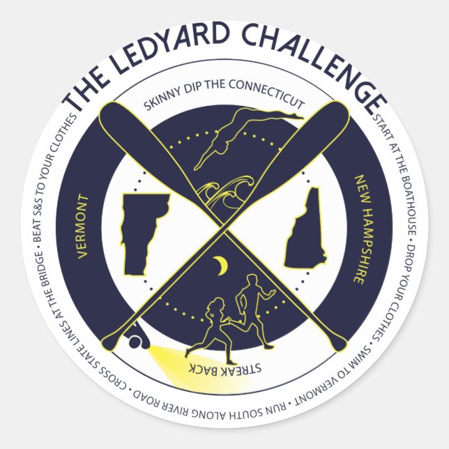 Ledyard Challenge Sticker (Front)