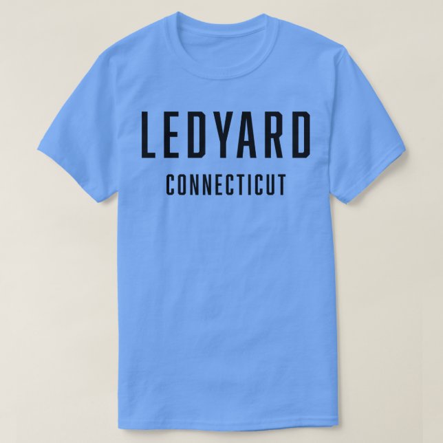Ledyard Connecticut TShirt (Design Front)