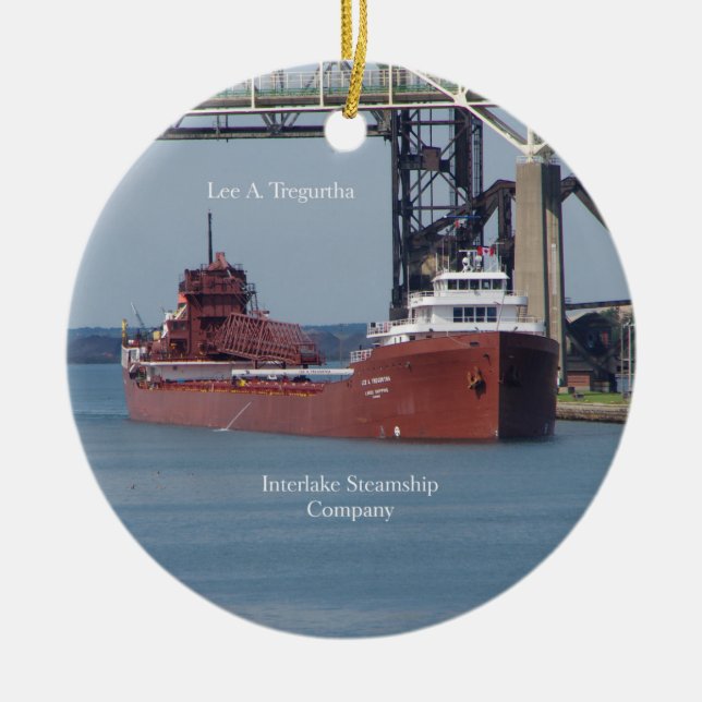Lee A. Tregurtha ornament (Front)