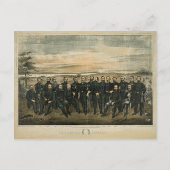 Lee And His General By Americus Patterson (1904) Postcard by EnhancedImages at Zazzle