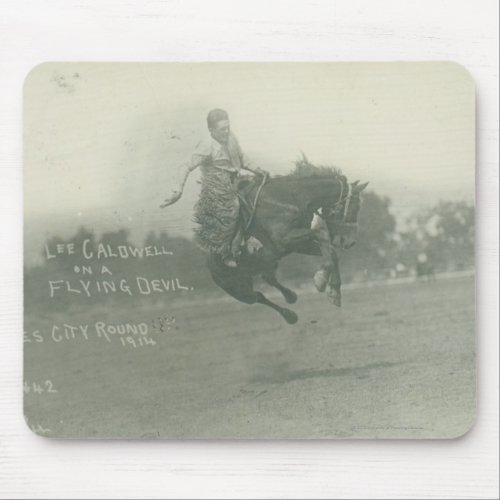 Lee Caldwell riding Flying Devil Mouse Pad