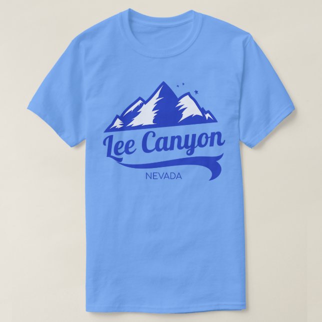 Lee Canyon ski Nevada T-Shirt (Design Front)