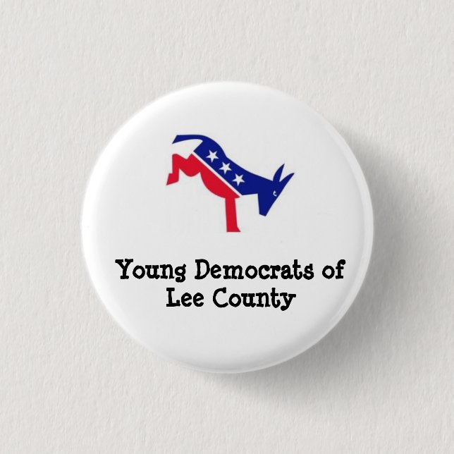 Lee County Young Democrats Button (Front)