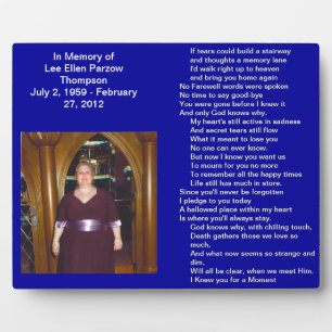 Lee Ellen Parzow Thompson Plaque