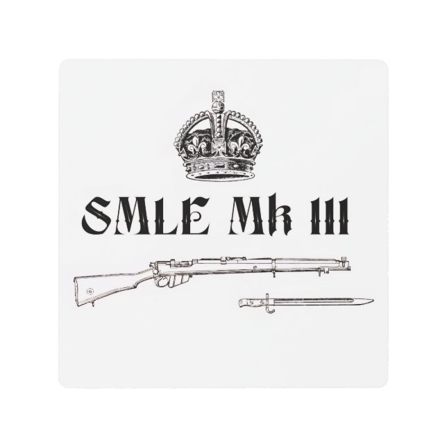 Lee Enfield SMLE MkIII  Metal Print (Front)