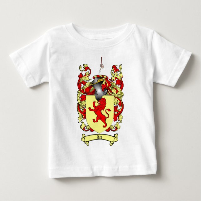 LEE FAMILY CREST -  LEE COAT OF ARMS BABY T-Shirt (Front)