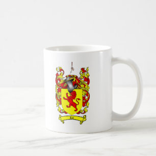 LEE FAMILY CREST -  LEE COAT OF ARMS COFFEE MUG