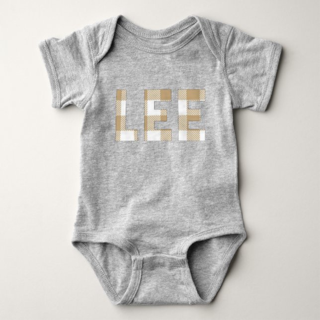 Lee Hmong Last Name Plaid Family Matching Shirt (Front)