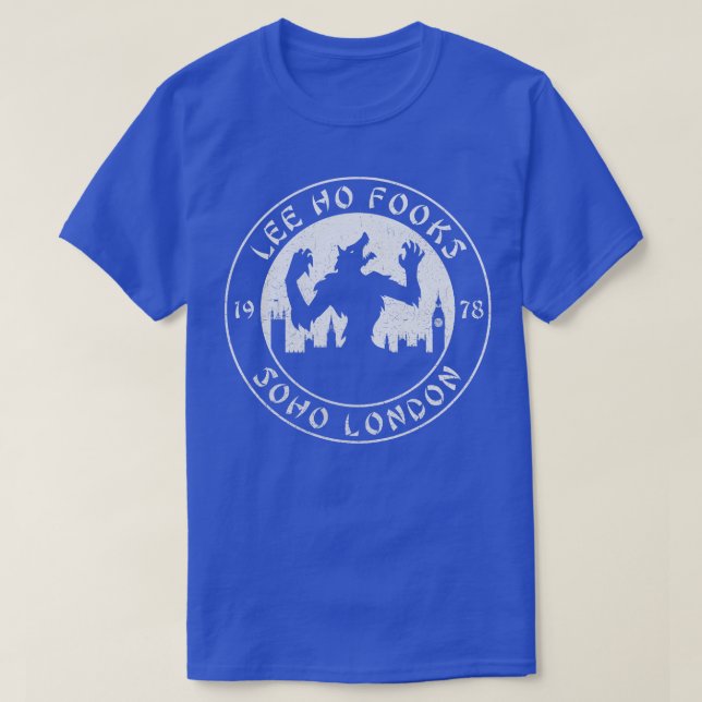 Lee Ho Fooks Soho London 1978 Warren Zevon Werewol T-Shirt (Design Front)