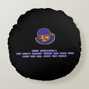 Lee KO'ed 2 Round Pillow