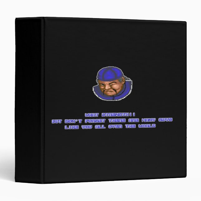 Lee KO'ed 3 Ring Binder (Front/Spine)