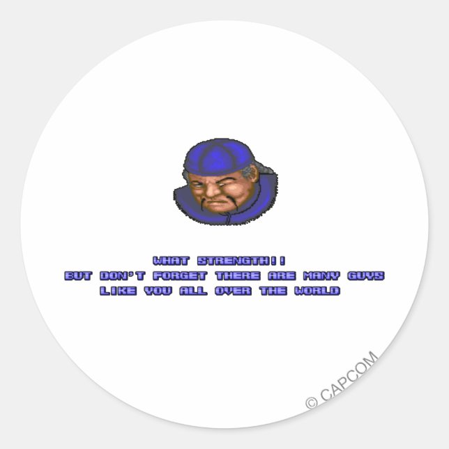 Lee KO'ed Classic Round Sticker (Front)