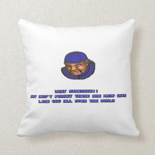 Lee KO'ed Throw Pillow