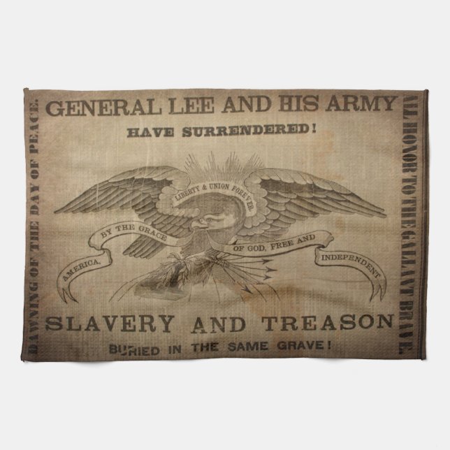 Lee Surrenders! Kitchen Towel (Horizontal)