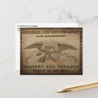 Lee Surrenders! Postcard