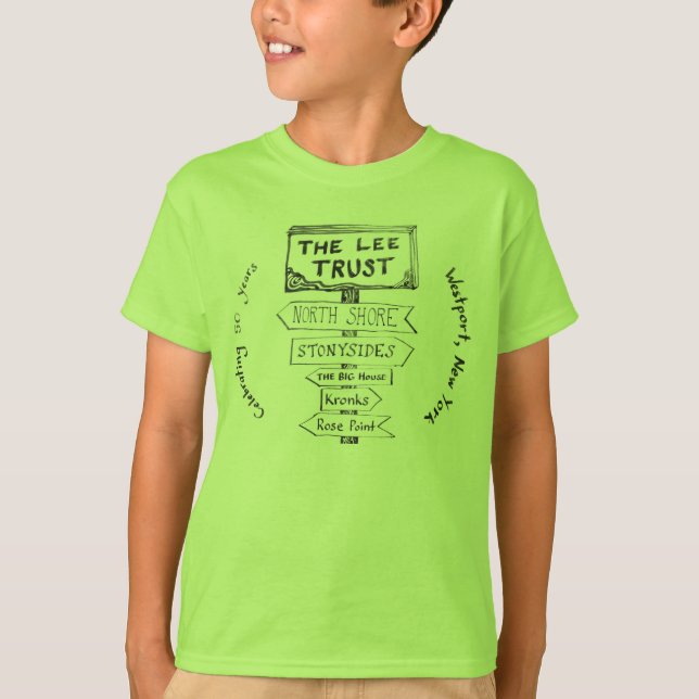 Lee Trust 50th Anniversary Basic Kids' T-Shirt (Front)