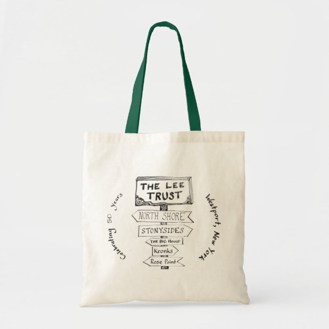 Lee Trust 50th Anniversary Budget Tote Bag (Front)