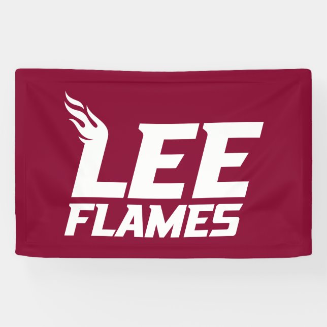 Lee University Flames Banner (Horizontal)