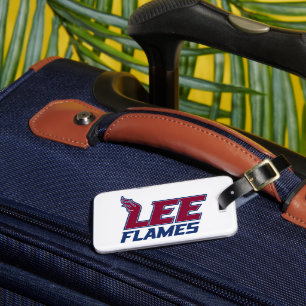 Lee University Flames Luggage Tag
