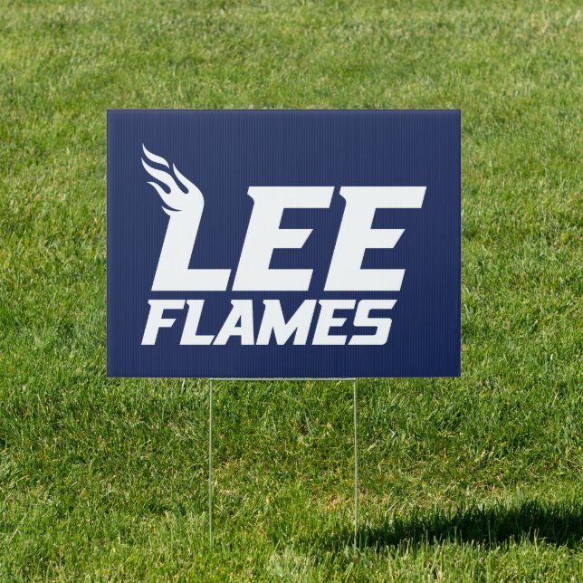 Lee University Flames Sign (Insitu)