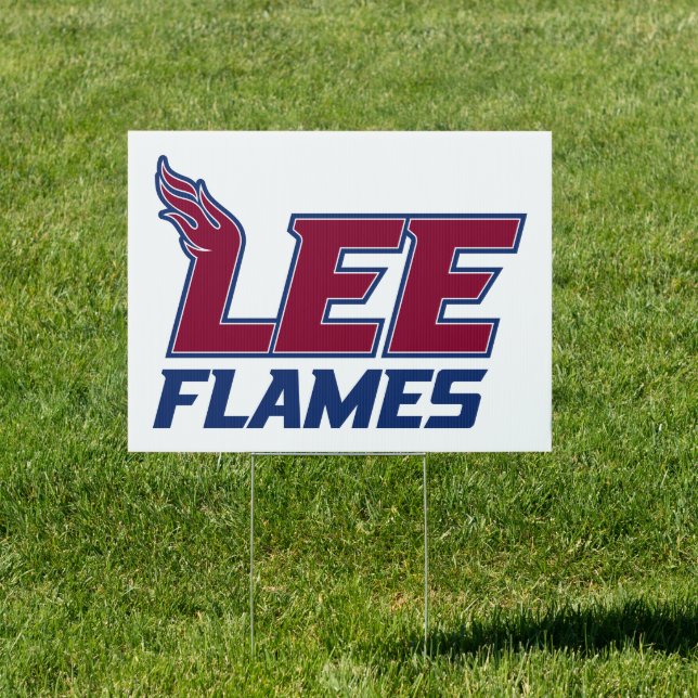 Lee University Flames Sign (Insitu)
