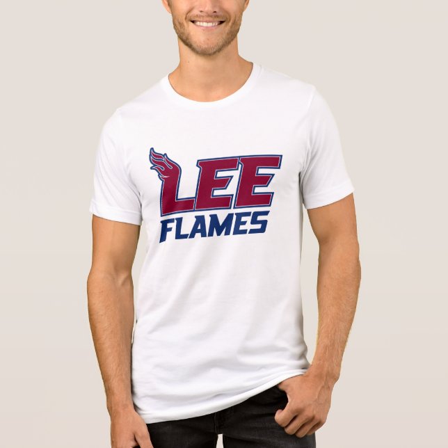 Lee University Flames Tri-Blend Shirt (Front)