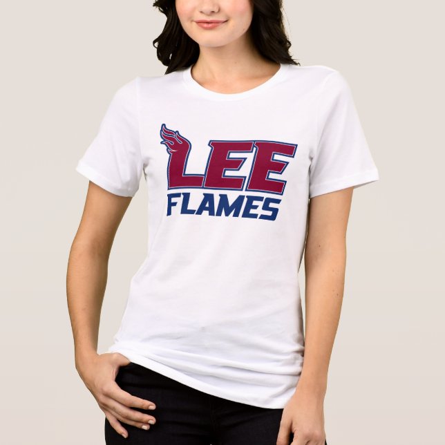 Lee University Flames Tri-Blend Shirt (Front)