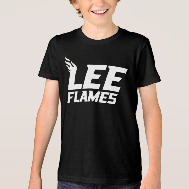 Lee University Flames Tri-Blend Shirt (Front)